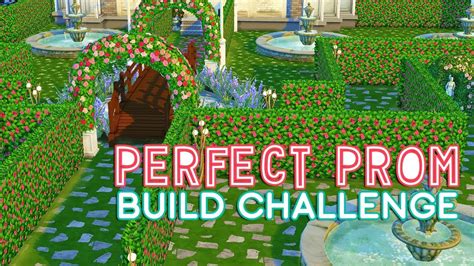 Lets Build The Sims 4 Build Challenge Perfect Prom Youtube