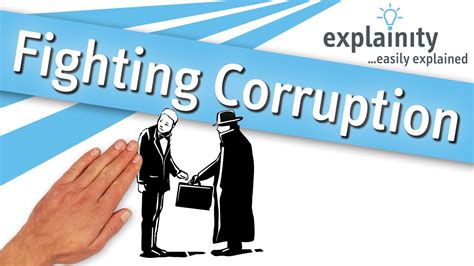 Fighting Corruption Explained Explainity Explainer Video Youtube