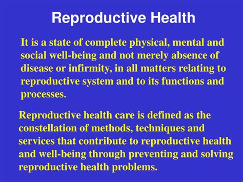 Ppt Reproductive Health Dr Babar T Shaikh Aga Khan University
