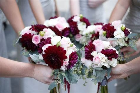 Rock white, creamy, blush, lilac and dusty pink blooms with. 16 Elegant Burgundy and Blush Wedding Bouquet Ideas