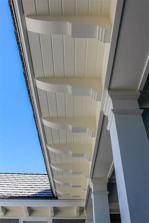 Exterior Pvc Soffit Panels And Rafter Tails For Millwork Soffit Ideas