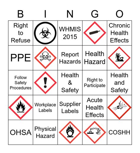 Create An Osha Compliant Safety Bingo Game