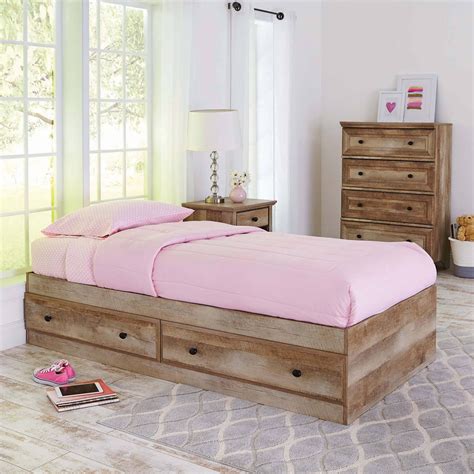 Better Homes And Gardens Crossmill Mates Storage Bed Twin Weathered
