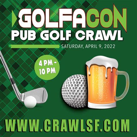 Apr 9 Pub Golf San Francisco Golfacon Pub Crawl 2022 San Francisco