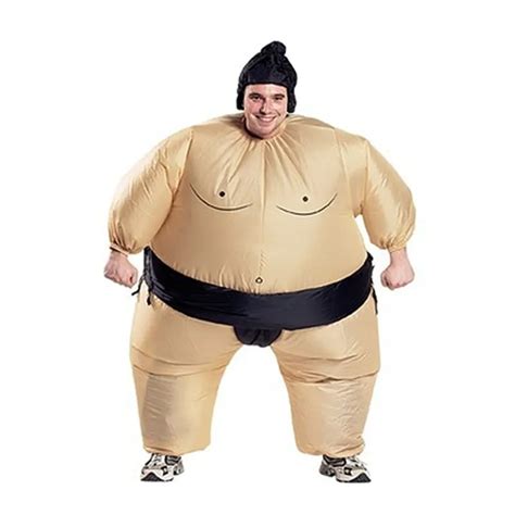 carnival halloween inflatable sumo wrestler fancy dress costume cosplay fat suit hen stag night