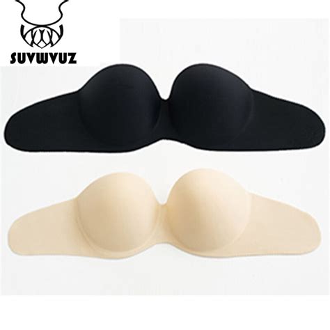 2017 Sexy Silicone Adhesive Backless Bra Self Adhesive Strapless Bra Invisible Push Up Bras For