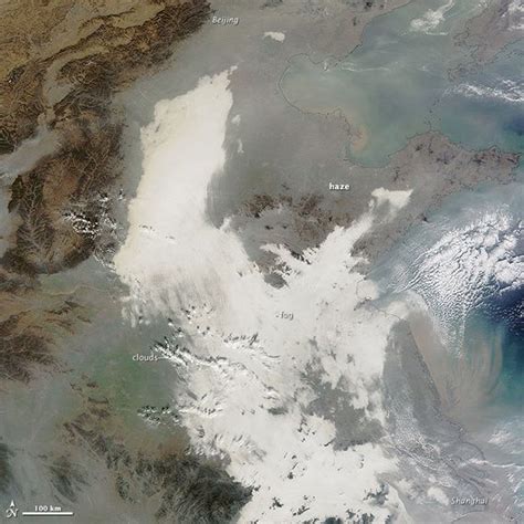 Chinas Air Pollution Is So Awful You Can See It From Space Image Of