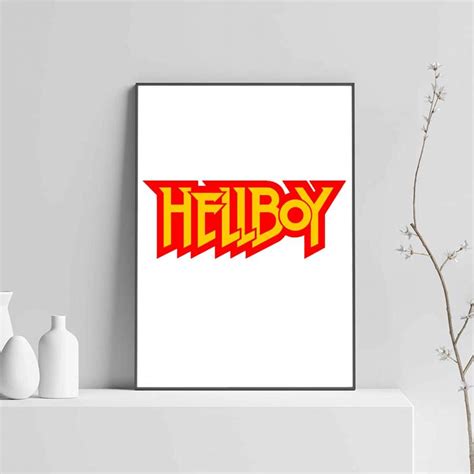 Hellboy Logo Poster Poster Art Design