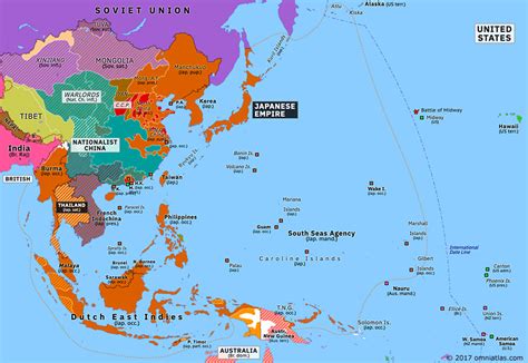 Battle Of Midway Historical Atlas Of Asia Pacific 7 June 1942