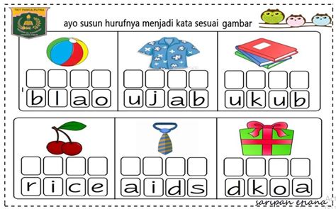 Berbahasa Worksheet Kindergarten Reading Activities Preschool