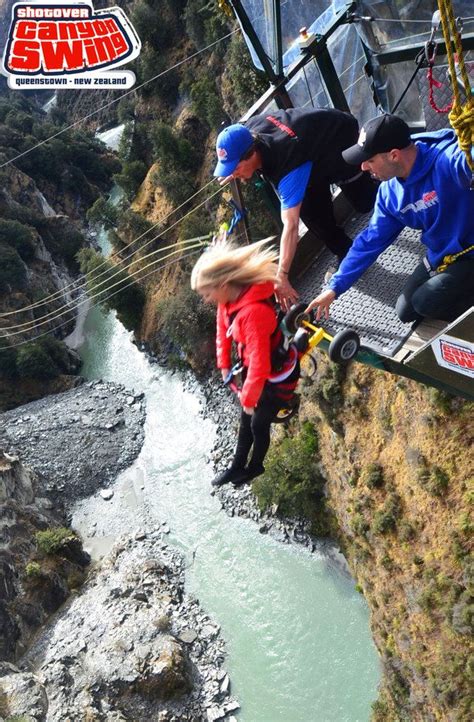 Shotover Canyon Swing Queenstown New Zealand — By Discover Queenstown