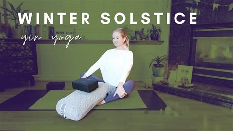 🌲 Winter Solstice Yin Yoga Reflect Reset And Dream 20 Min Yin Yoga Youtube
