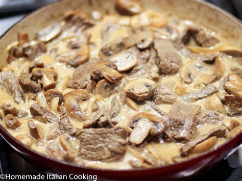 Let us know how it went in the comment section below. Beef Stroganoff - Homemade Italian Cooking