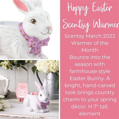 Hoppy Easter Bunny Scentsy Warmer | March 2023 | Incandescent.Scentsy.us