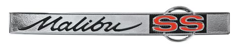 1965 Chevelle Trunk Lid Emblem 1965 Malibu Ss By Trim Parts