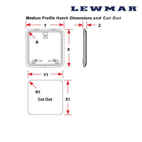Asap Marine Thailand Lewmar Medium Profile Hatches