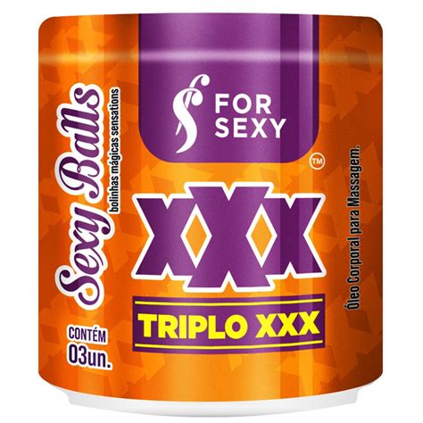 Beth Lingerie And Sex Shop Sexy Balls Triplo X Bolinha Funcional Kit 3 Frascos