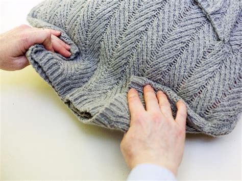 Turn An Old Sweater Into A Chic Preppy Pillow Hgtv