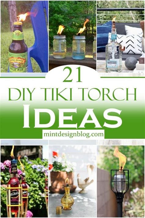21 Diy Tiki Torch Ideas Mint Design Blog
