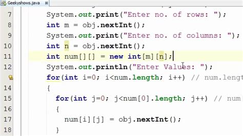 From the previous article java array basics, we understand that an array is like a container that can hold a certain number of values. 80. Dynamic Memory Allocation in Two Dimensional Array ...