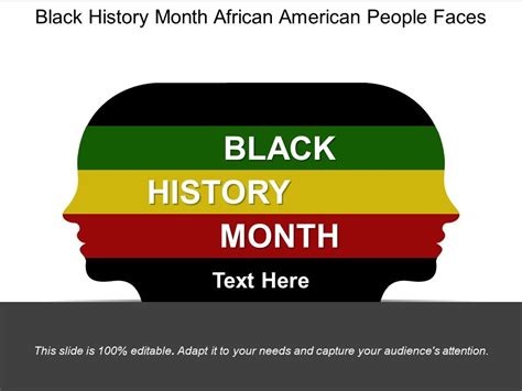 Black History Month African American People Faces Presentation