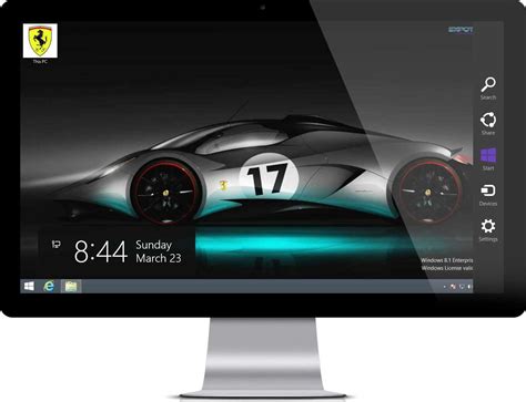 Ferrari Car Theme For Windows 7 And Windows 8