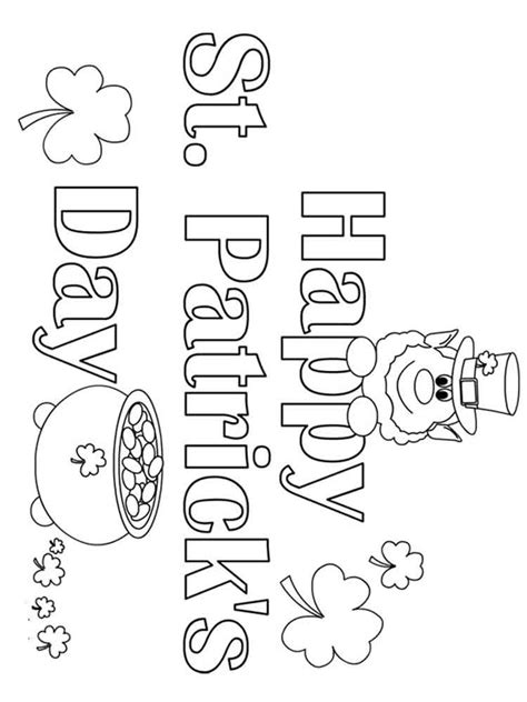 Top 14 st.patrick's day coloring pages free :here we are sharing st.patrick's day coloring pages.children can easily fill theses coloring pages. St. Patrick's Day coloring pages. Free Printable St ...