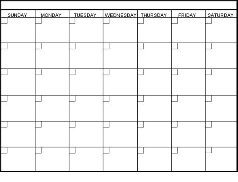 Blank 30 Day Calendar Pages Blank Calendar Pinterest 30 Day