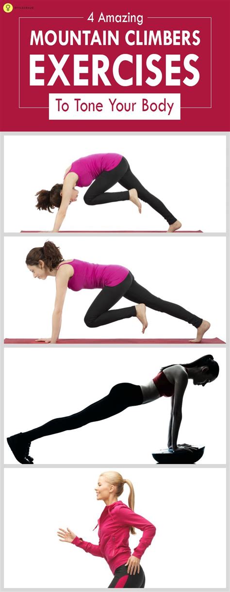 Mountain Climber Exercises For A Strong And Toned Body
