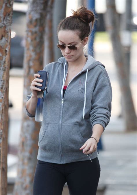 Pregnant Olivia Wilde Leaves A Gym In West Hollywood Hawtcelebs