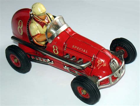 Vintage Tin Toy Car Vintage S S Tootsietoy Red Car Old Antique Scott
