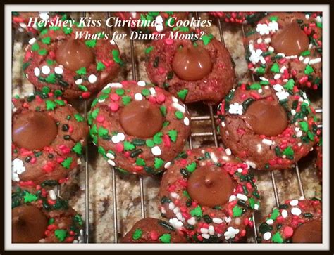 Hershey Kiss Christmas Cookies Whats For Dinner Moms