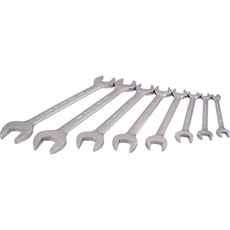 Gray Tools 8 Piece Metric Open End Wrench Set The Home Depot Canada