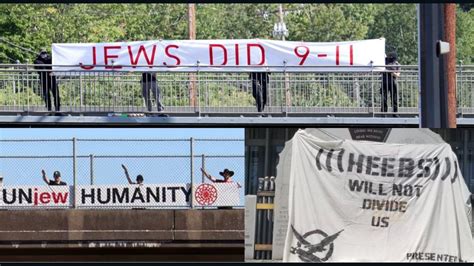 Adl White Supremacists Are Using Banners To Get Their Messages Across