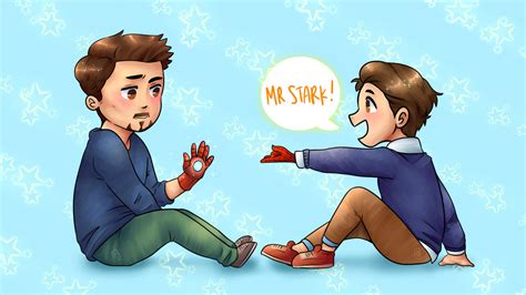 Tony And Peter By Thelivestotaku On Deviantart