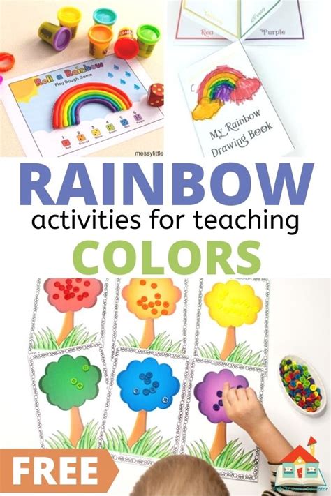 20 Printable Rainbow Activities For Preschoolers Stay At Home Educator
