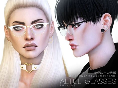 Glasses In 30 Versions All Genders Found In Tsr Category Sims 4