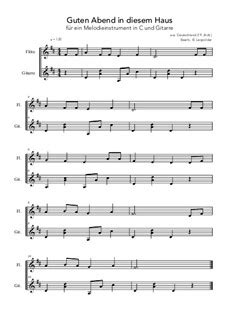 Wann verwendet man welche begrüßung? Guten Abend in diesem Haus by folklore - sheet music on ...