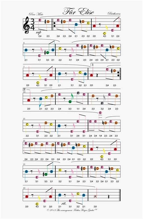 Print and download für elise sheet music composed by ludwig van beethoven arranged for piano. Easy Beginner Fur Elise Sheet Music, HD Png Download - kindpng