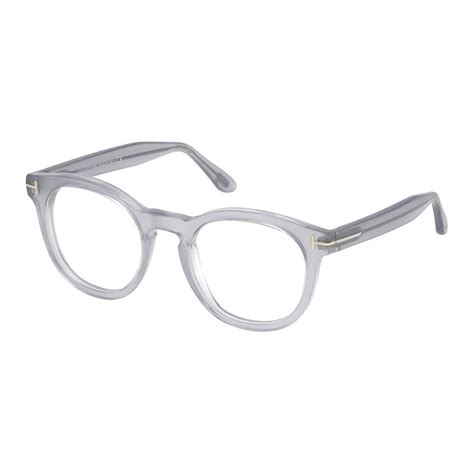 Tom Ford Round Eyeglass Frames Grey Crystal Designer Optical Frames Touch Of Modern