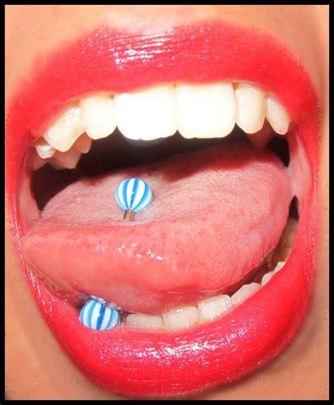 Unique Tongue Piercing Examples And Faq S Awesome Cute Tongue Piercing Tongue Piercing