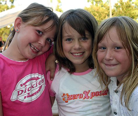 Three Girls Kids At Outdoor Concert In El Cajon Ca 2006 Greg