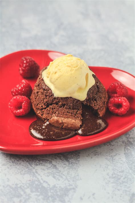 Chocolate Molten Cakes Also Known As A Chocolate Lava Cake These