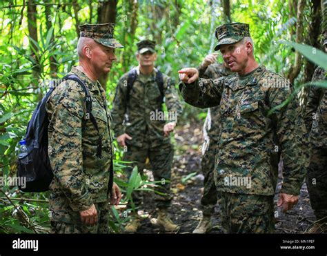 Us Marine Corps Maj Gen Eric M Smith Commanding General And Sgt Maj William T Sowers