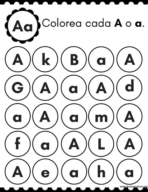 Colorea Las Letras Del Abecedario Lectoescritura Letras Del