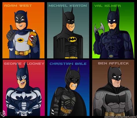 The Many Faces Of Batman By Xamoel On Deviantart