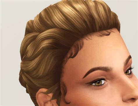 Runway Hair 1 Bun At Rusty Nail Sims 4 Updates