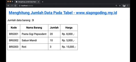 Cara Menggunakan Datatables Untuk Menampilkan Data Di Php Dan Mysqli Images