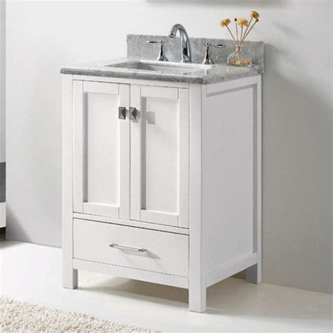Eviva storehouse 84 ➤➤➤ dark grey color double bathroom vanity, white carrera marble top. Eviva Aberdeen 24 in. Single Bathroom Vanity Set - EVVN412 ...