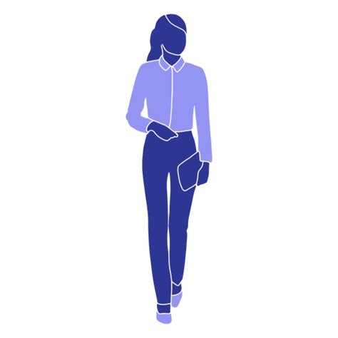 Business Woman Walking Front Transparent Png And Svg Vector File